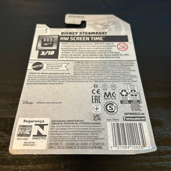 Hot Wheels Disney’s Mickey Mouse Steamboat Willie HW Screen Time Boat Toy BNIB - Picture 3 of 3